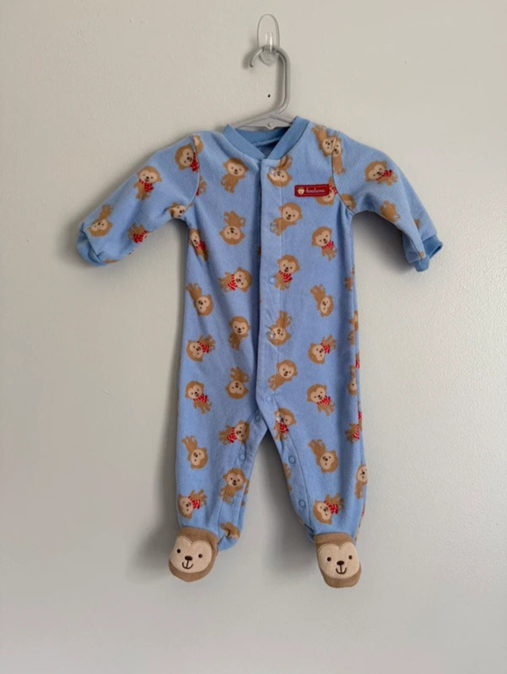 Carter’s Just One You Monkey Fleece Sleeper 6M